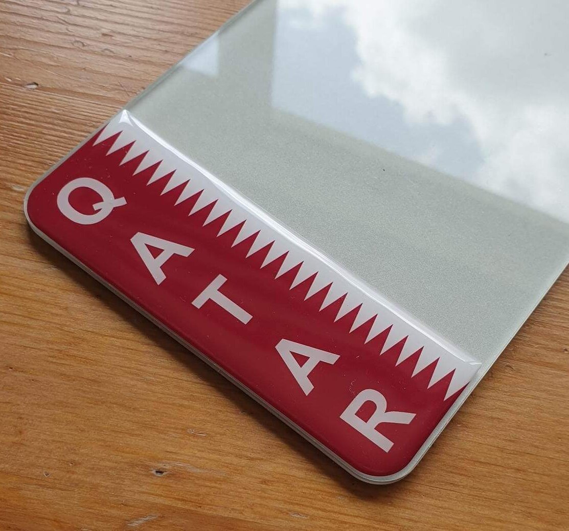 2x 3D Gel UK Number Plate Side Badges ( Iraq flag ) – PLATES MAKER LTD