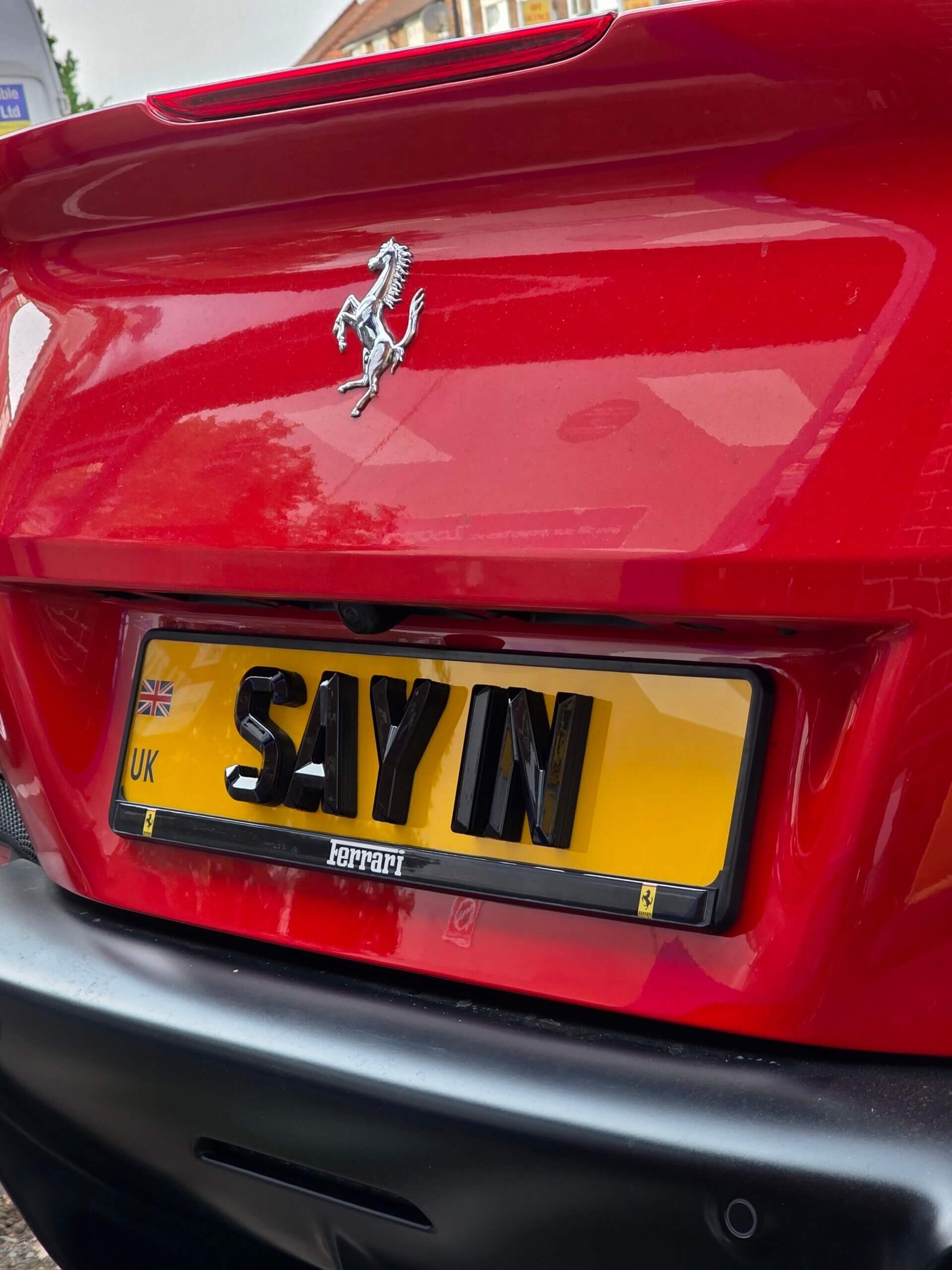 DIAMOND BEVELED NUMBER PLATES 18MM THICK ( 100% ROAD LEGAL & MOT COMPLIANT )